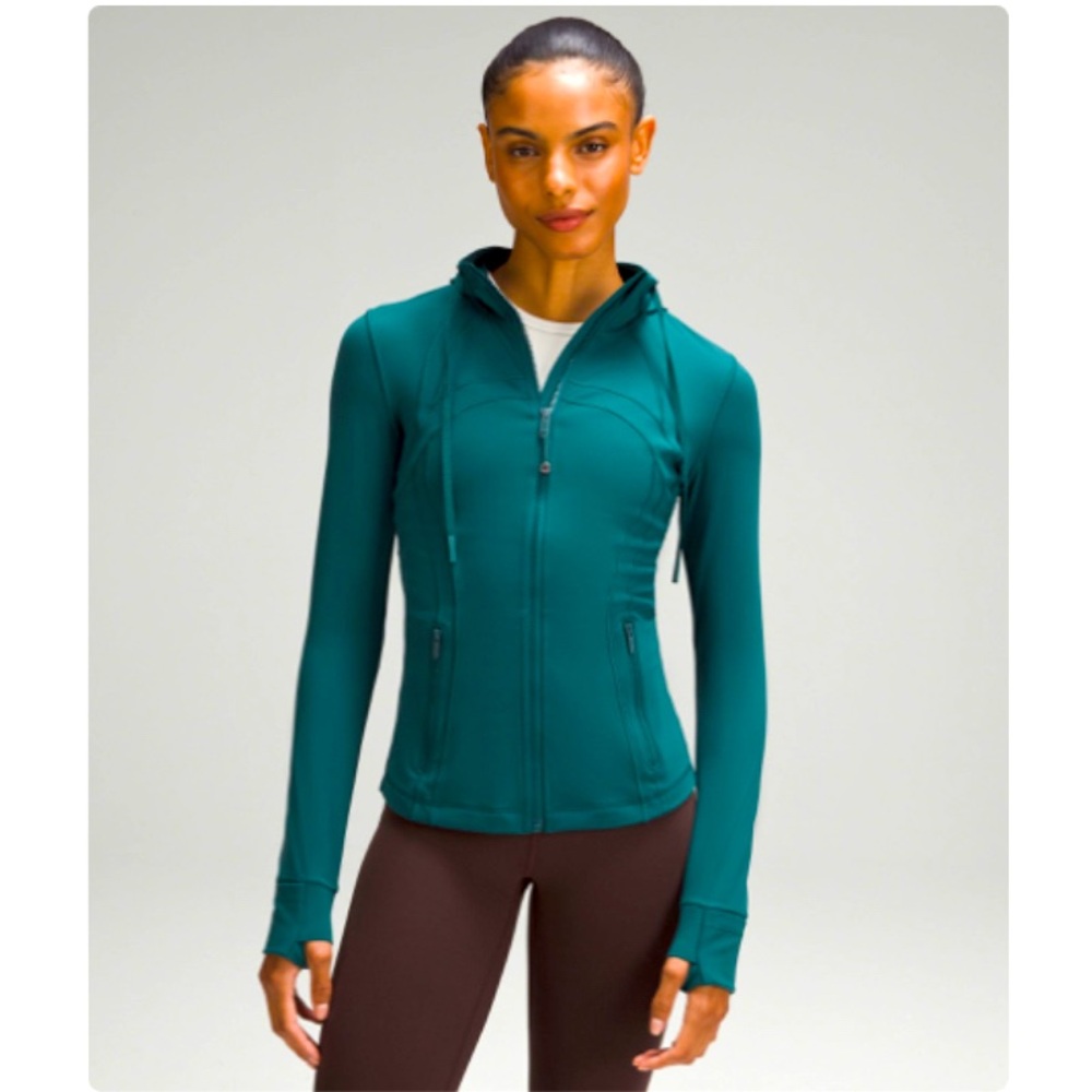 Lululumon Define Jacket, size 8, Storm Teal